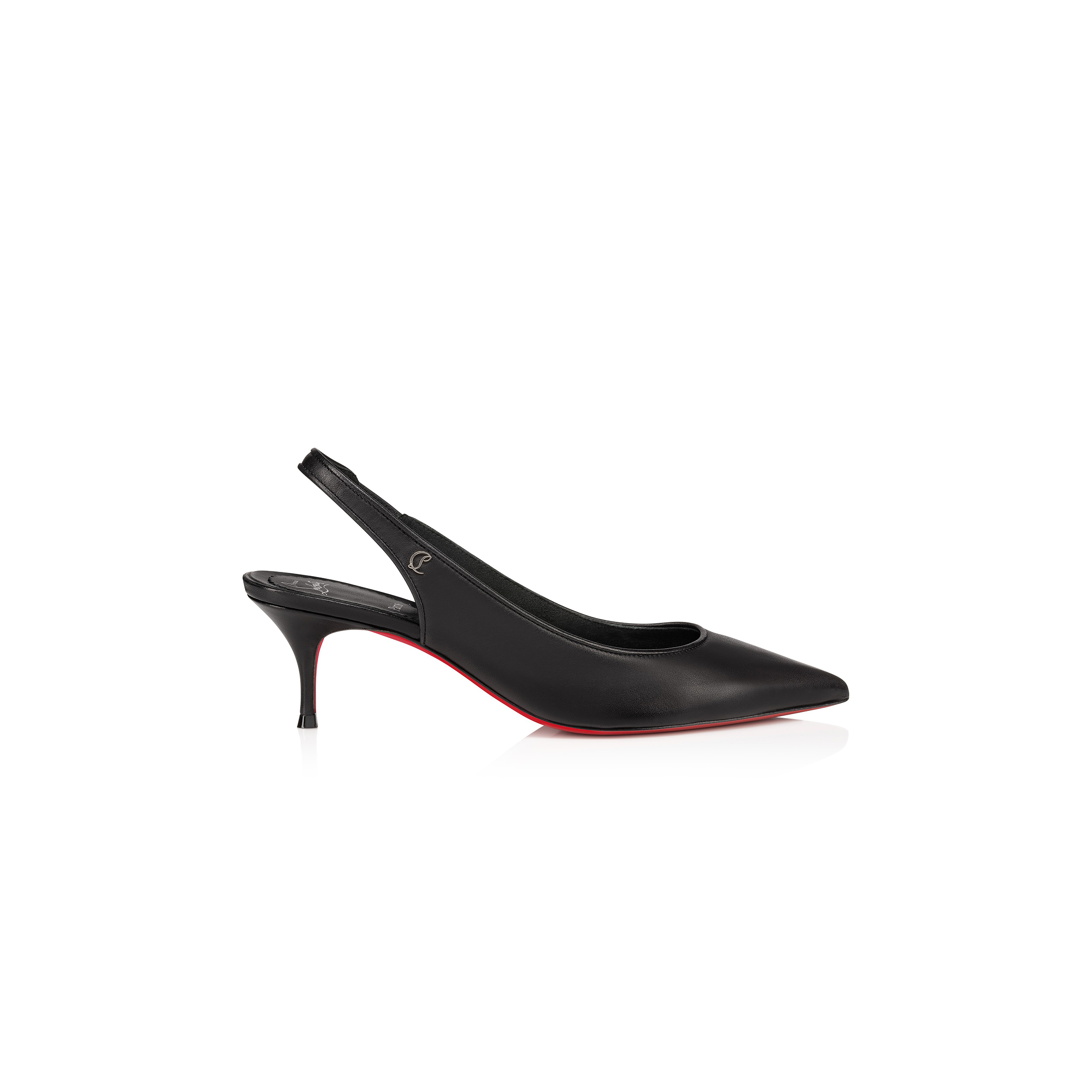 Ch**an louboutin sporty kate sling55 mm slingback pumps-nappa leather-black-women 3240004b439